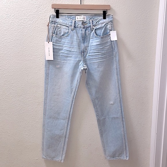 NWT SLVRLAKE Virginia Slim Jeans in Love Song - Picture 5 of 12